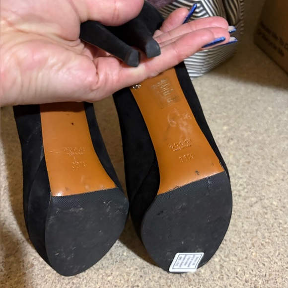 Gucci Black Suede High Heels - Picture 7 of 11